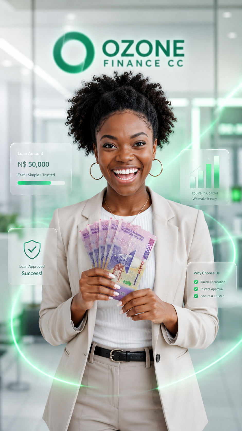 Ozone Finance — Professional loan services Namibia